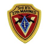 3rd Bn 27th Marines Patch – Plastic Backing