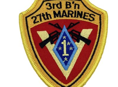 3rd Bn 27th Marines Patch – Plastic Backing