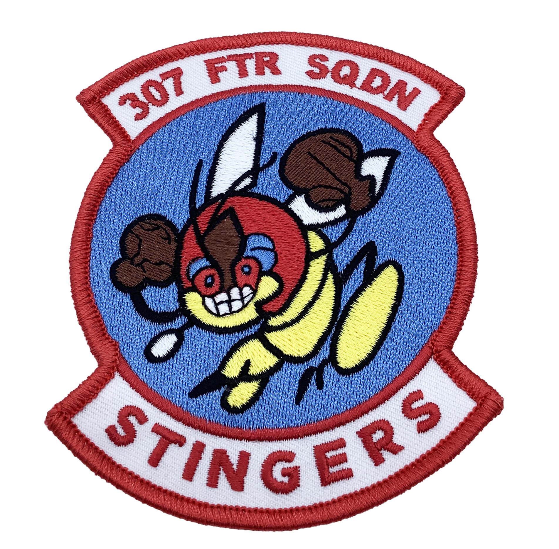 307th Fighter Squadron Patch – Plastic Backing