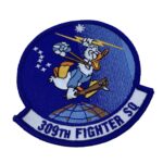 309th Fighter Squadron Patch – Plastic Backing