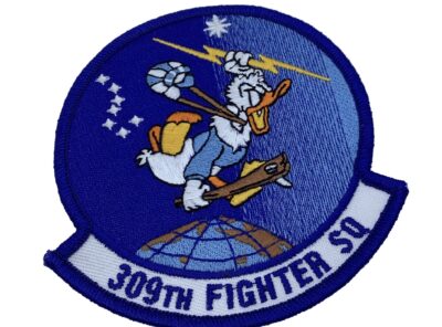 309th Fighter Squadron Patch – Plastic Backing
