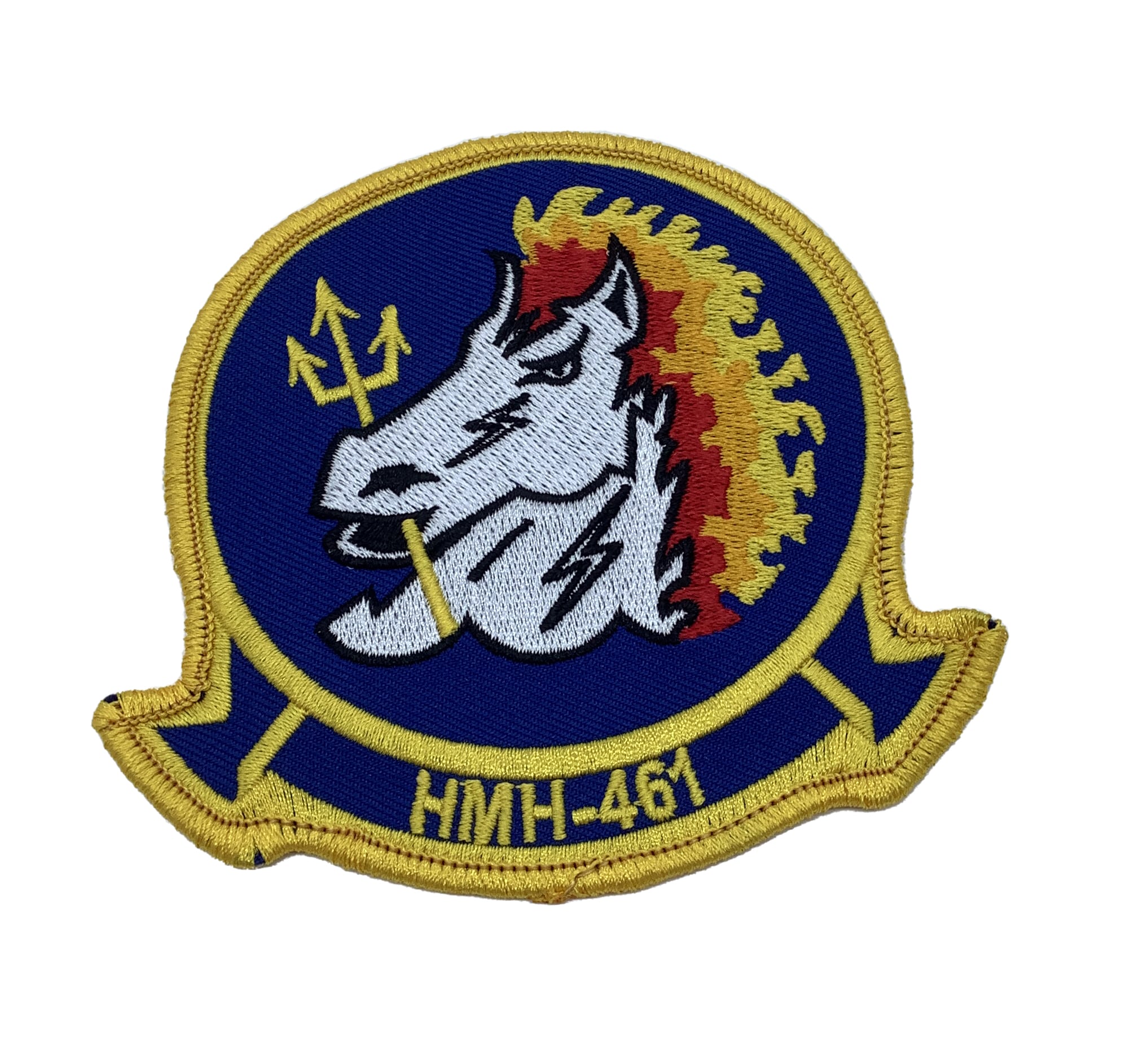 HMH-461 Iron Horse Blue Patch – Plastic Backing