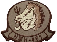 HMH-461 Iron Horse Tan Patch –Plastic Backing