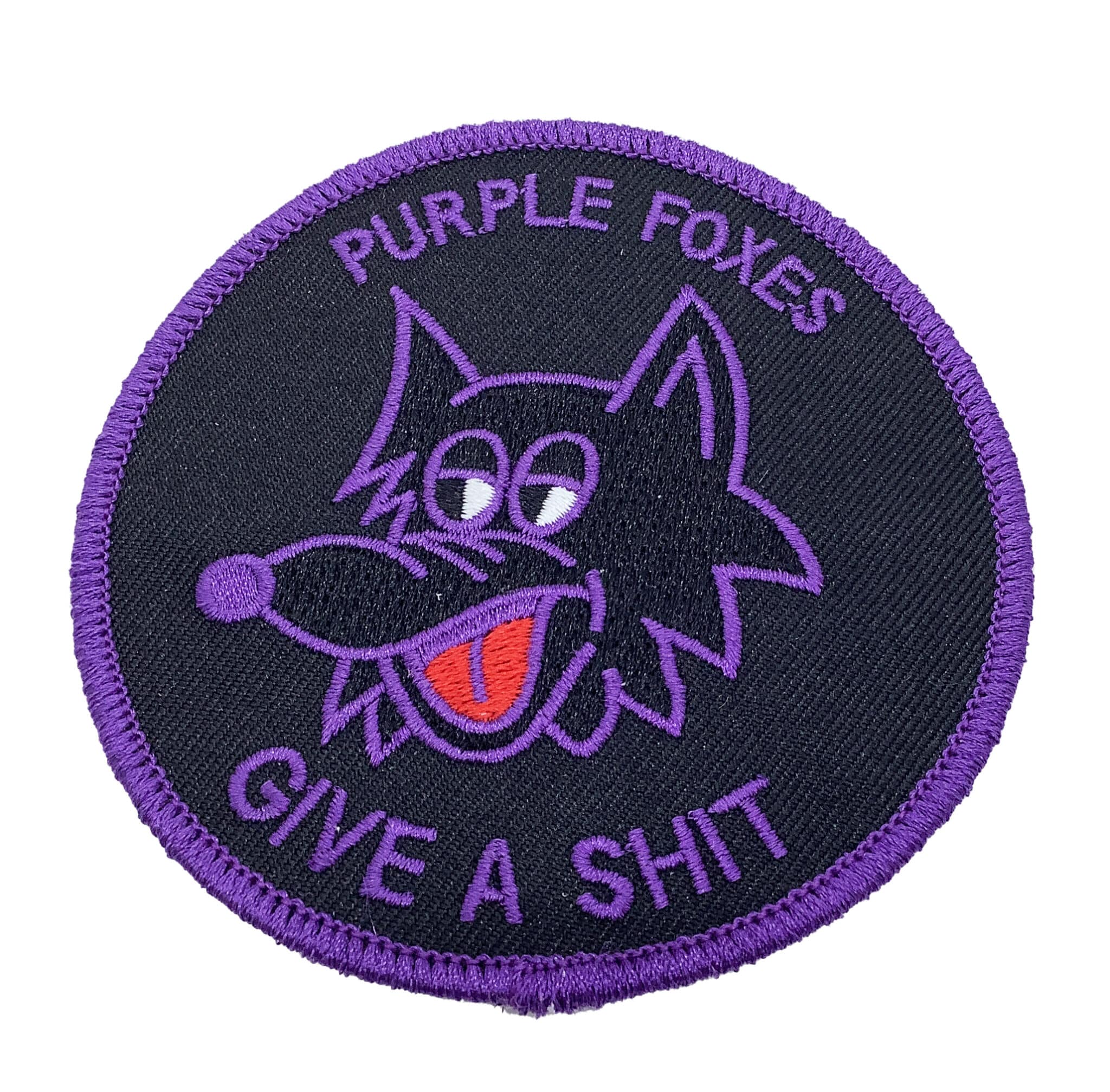 VMM-364 Purple Foxes (Black) Squadron Patch – With Hook and Loop