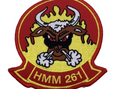 HMM-261 Raging Bulls Patch- Sew On