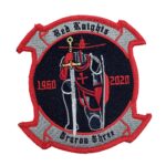 VT-3 Red Knights 60th Anniversary Patch – With Hook and Loop