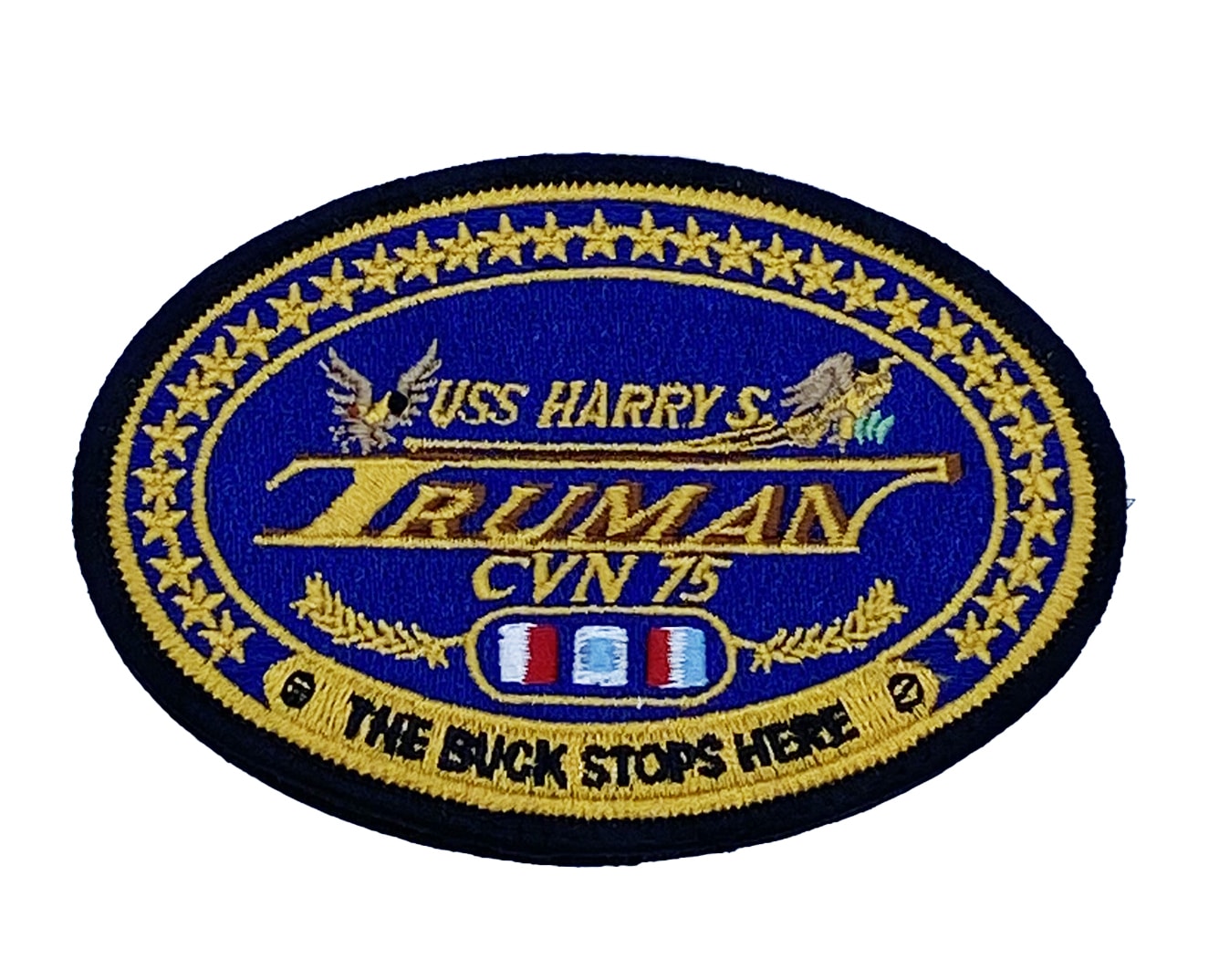 USS Harry S Truman CVN-75 Patch – With Hook and Loop
