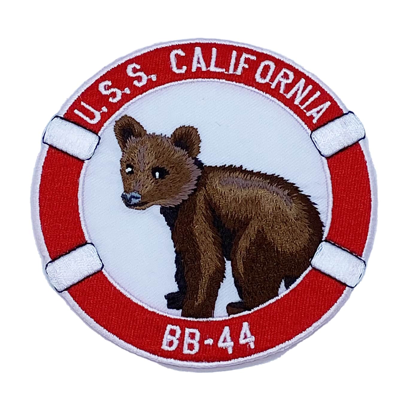 USS California BB-44 Patch - Plastic Backing