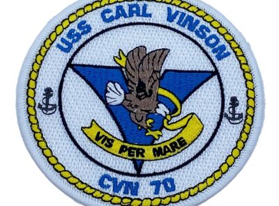 USS Carl Vinson CVN-70 Patch –Plastic Backing