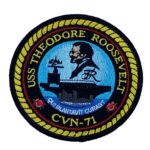USS Theodore Roosevelt CVN-71 Patch –Plastic Backing