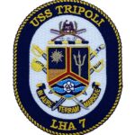 USS Tripoli LHA-7 Patch – Plastic Backing