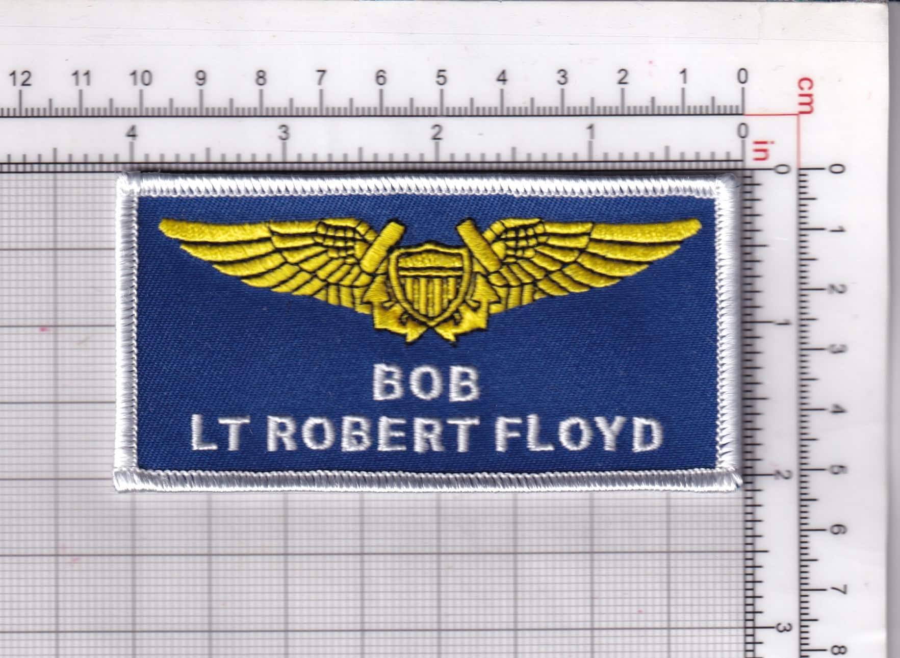 LT Robert BOB Floyd Nametag Patch
