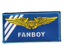 Fanboy Nametag Patch – With Plastic Backing/Sew on
