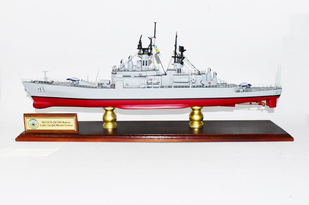 DLG/CG-24 USS Reeves Leahy Guided Missile Cruiser Model
