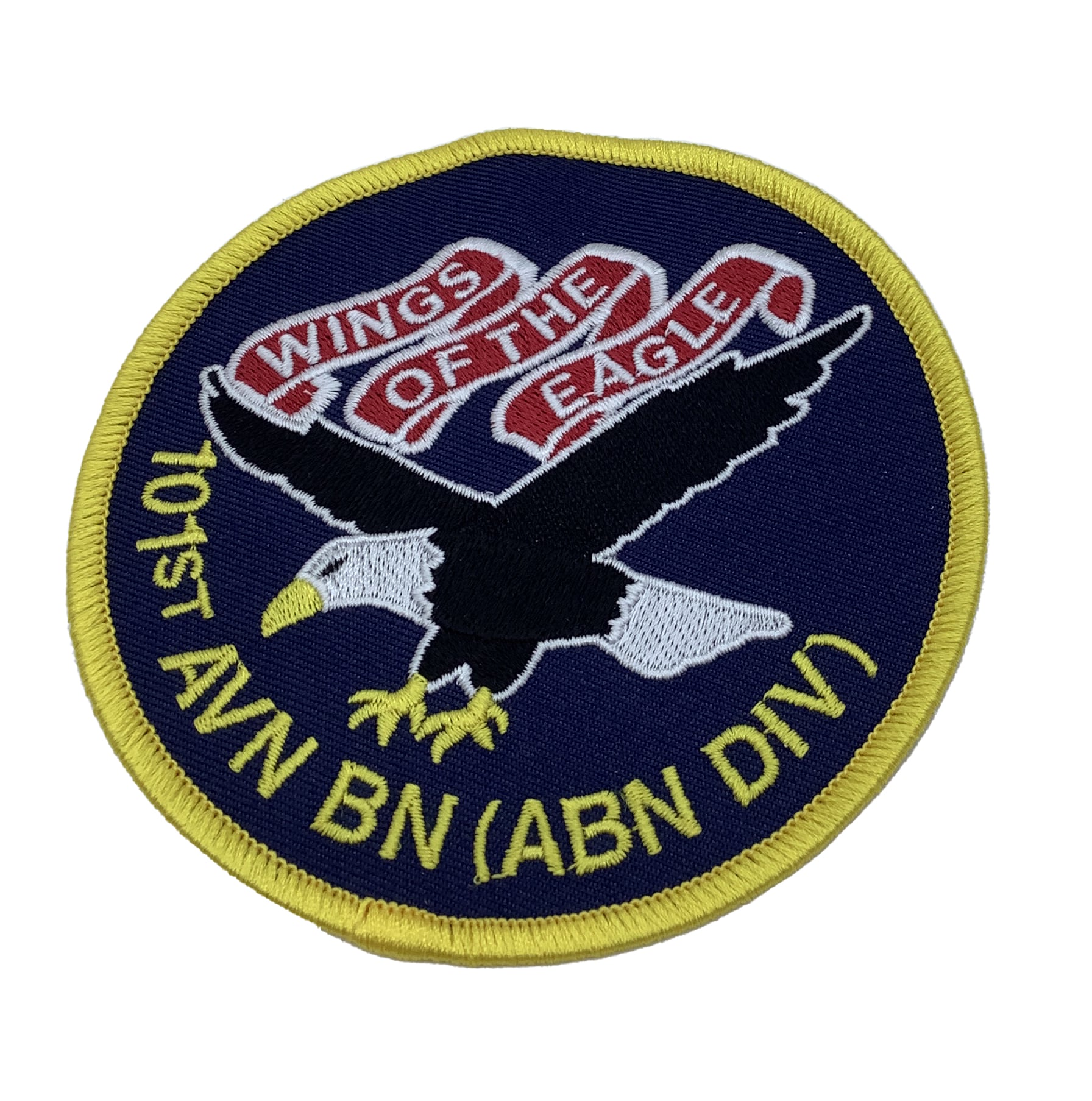 101st Avn Wings of the Eagle Patch Patch – With Hook and Loop