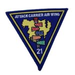 Attack Carrier Air Wing 21 Patch – With Hook and Loop