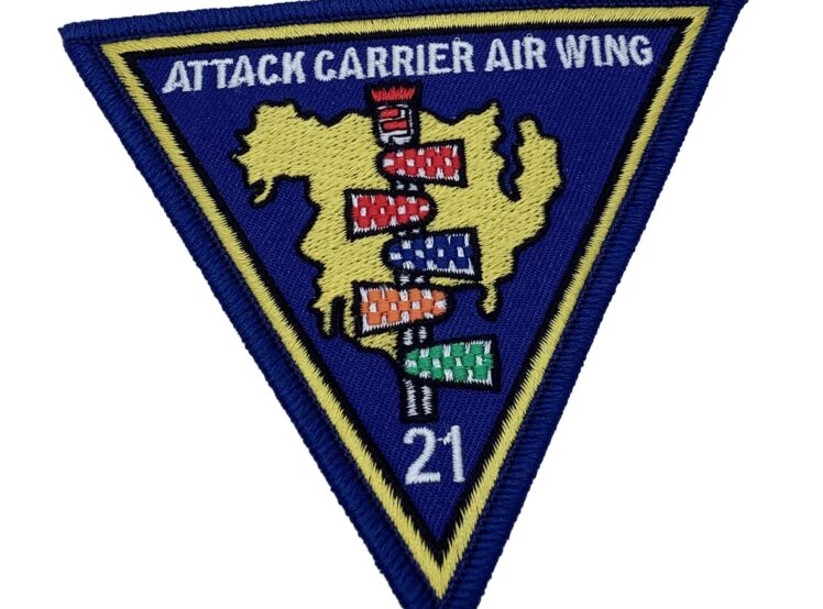 Attack Carrier Air Wing 21 Patch – Plastic Backing