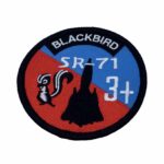 SR-71 Blackbird Patch – Plastic Backing