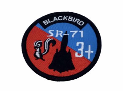 SR-71 Blackbird Patch – Plastic Backing