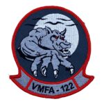 VMFA-122 Werewolves Patch – With Hook and Loop