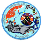 VFA-41 Black Aces Westpac 2022 Cruise Patch – With Hook and Loop