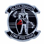 VFA-154 Black Knights Squadron Patch – With Hook and Loop