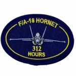 VMFA-312 Checkerboards F-18 Hours Patch – With Hook and Loop