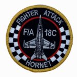 VMFA-312 Checkerboards F-18C Shoulder Patch – With Hook and Loop
