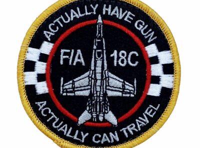 VMFA-312 Checkerboards Have Gun Shoulder Patch – With Hook and Loop