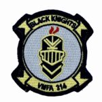 VMFA-314 Black Knights Chest Patch – With Hook and Loop