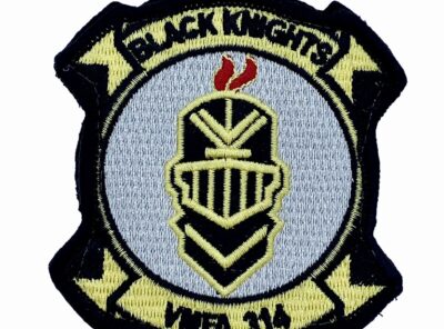 VMFA-314 Black Knights Chest Patch – With Hook and Loop