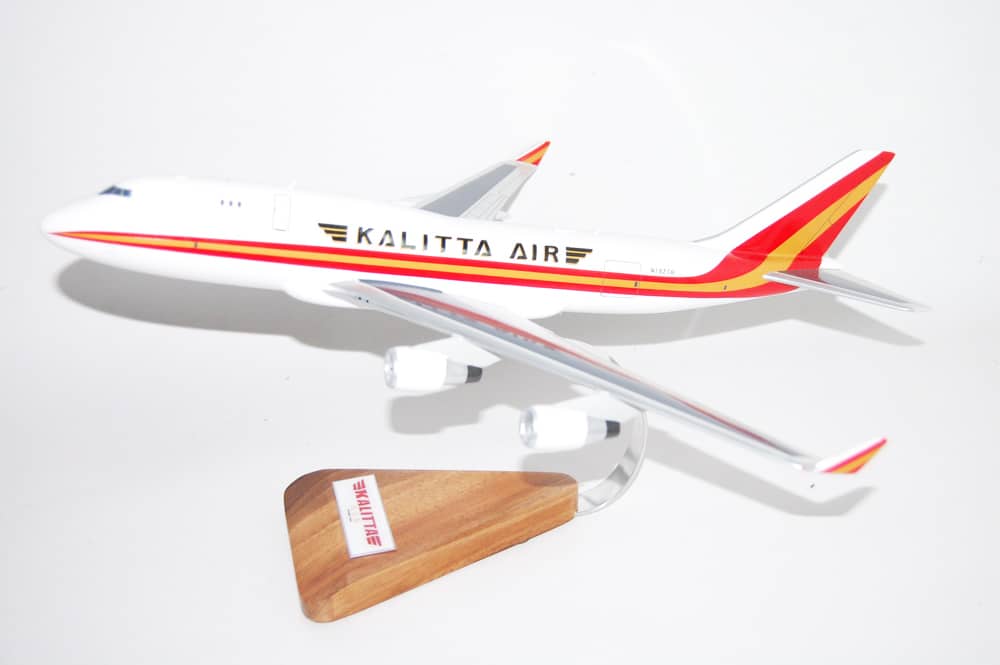 Kalitta Air 2022 B747 Model, Mahagony, 1/154 (18″) Scale