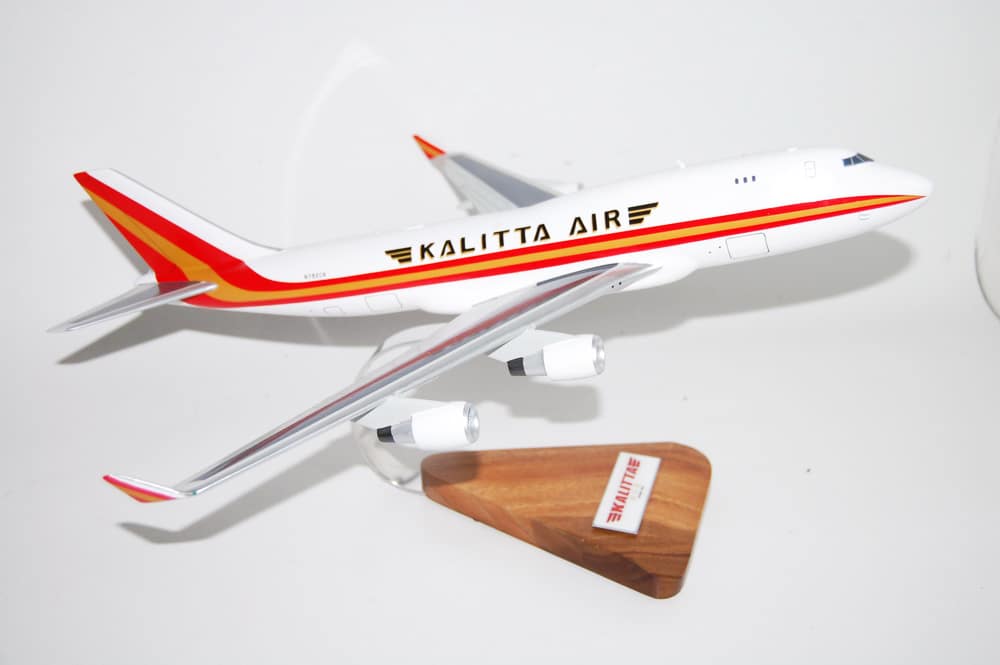 Kalitta Air 2022 B747 Model, Mahagony, 1/154 (18″) Scale