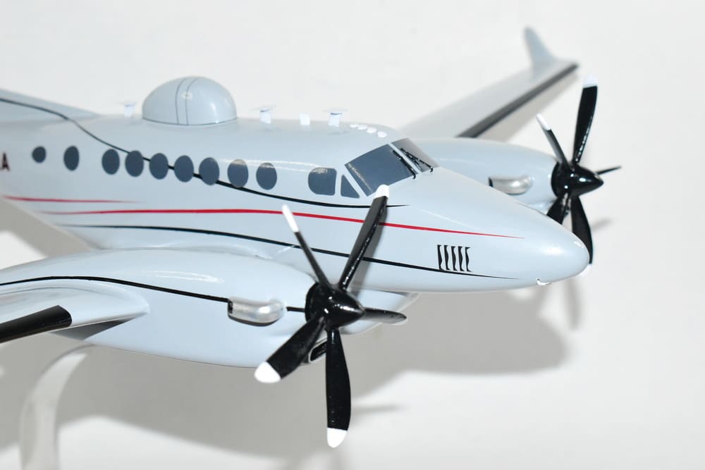 Beechcraft Recce King Air 350 Model, Mahogany, 1/36 Scale