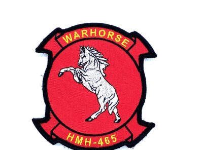 HMH-465 Warhorse Patch – With Hook and Loop