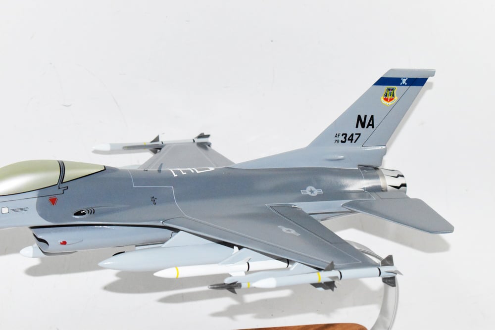 428th Tac Fighter Squadron Buccaneers 1981 F-16 Model, Lockheed Martin, Mahogany, 1/33 (18")ScaleBlock 40 Model