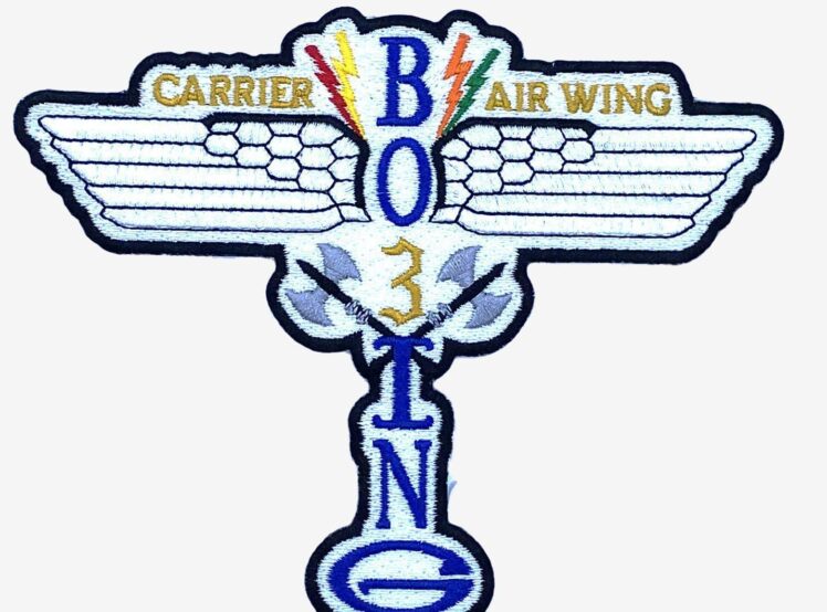 Carrier Air Wing CVW-3 Boeing Patch – Plastic Backing