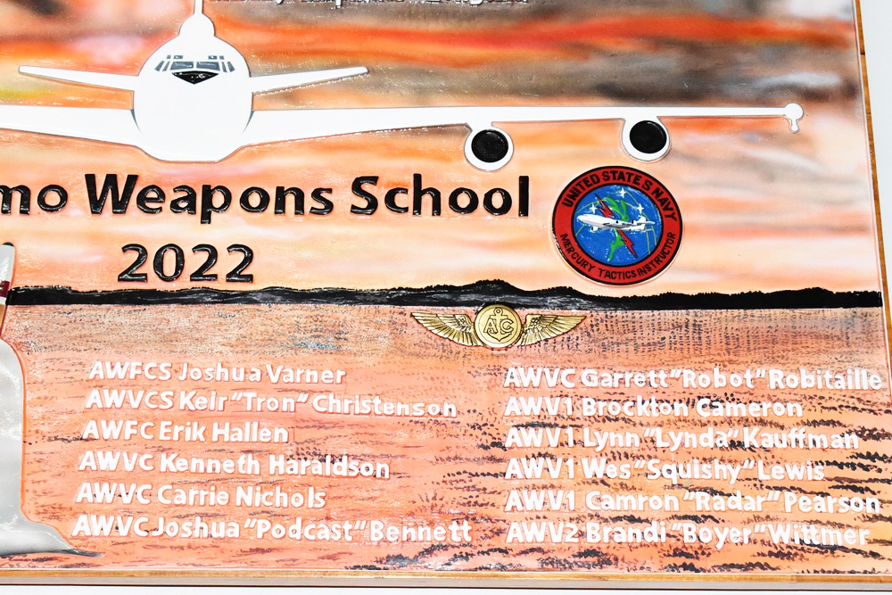 Tacamo Weapons School 2022 36 inch Plaque