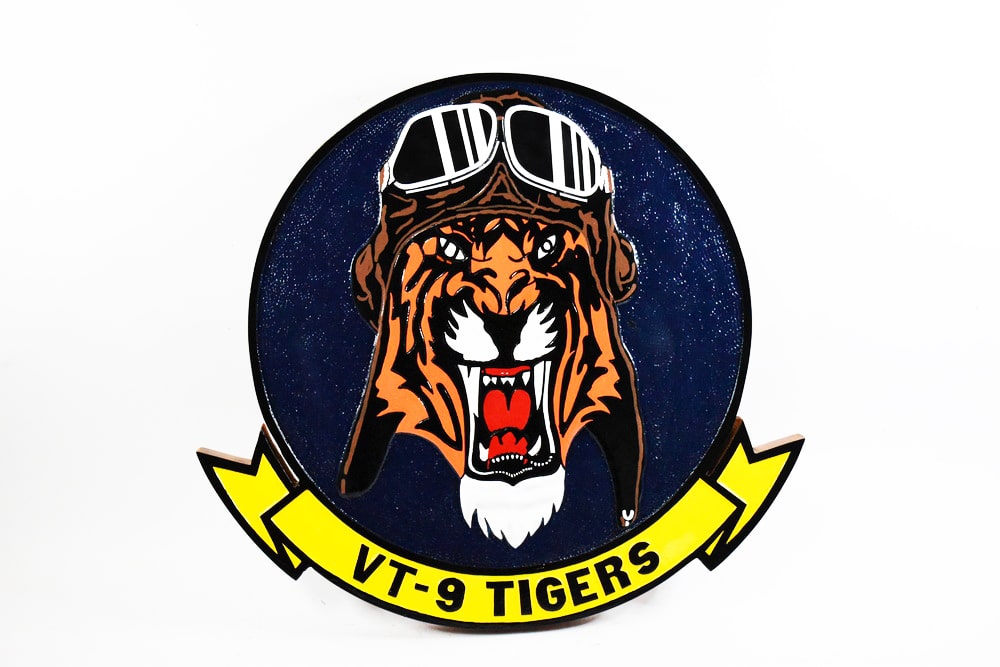 VT-9 Tigers (Training Squadron Nine) Plaque