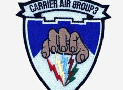 Carrier Air Group CVW-3 Patch – Plastic Backing
