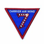 Carrier Air Wing CVW-7 Patch- With Hook and Loop