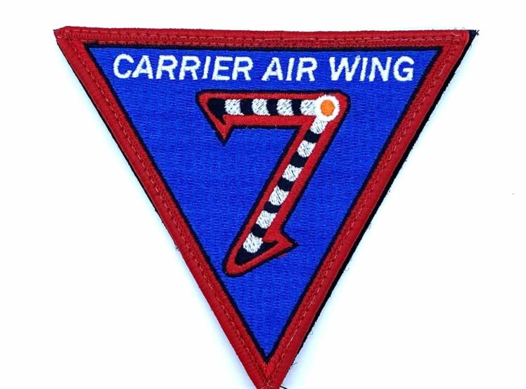 Carrier Air Wing CVW-7 Patch- With Hook and Loop