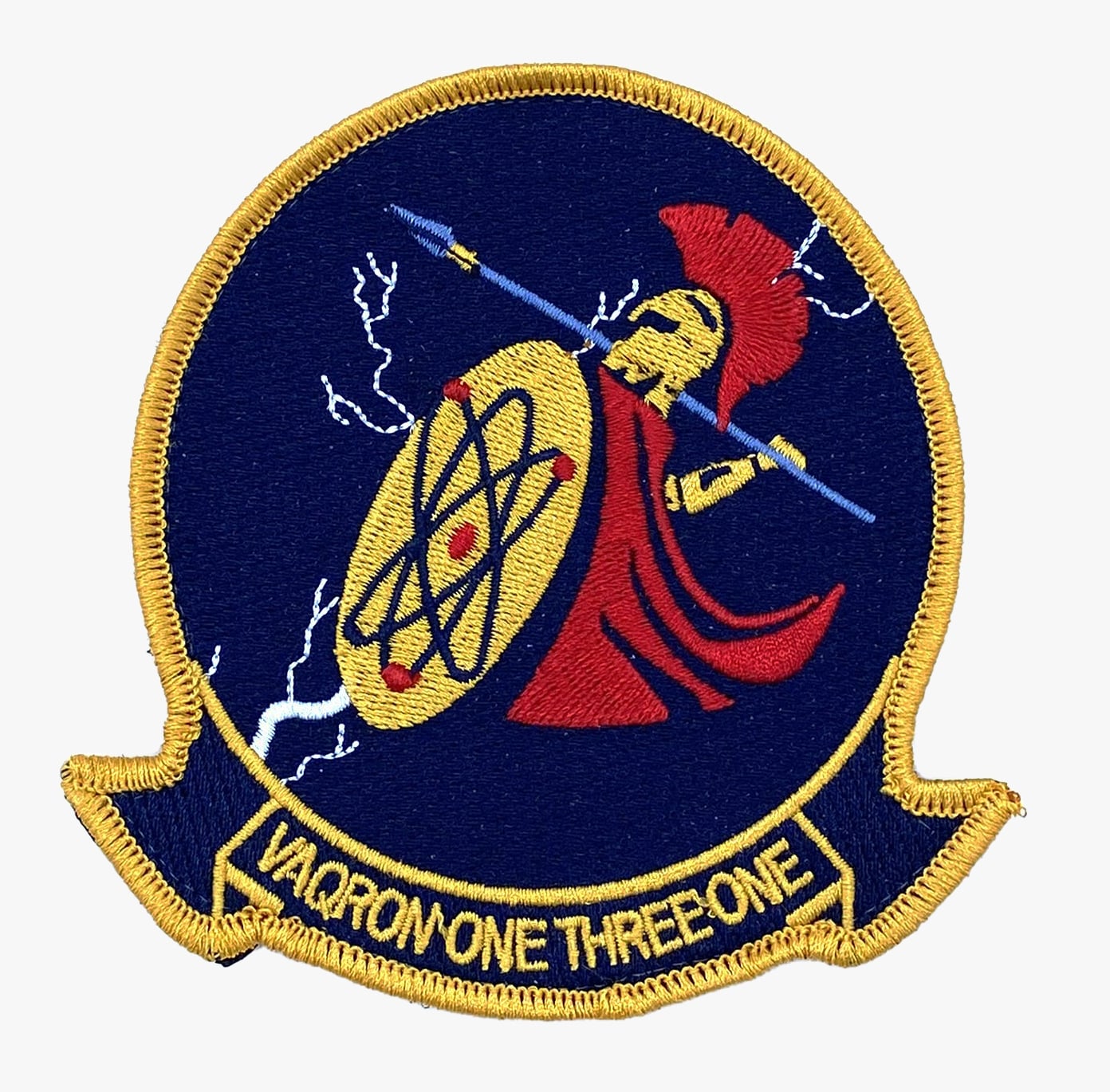 VAQ-131 Lancers Friday Patch – With Hook and Loop, 4"