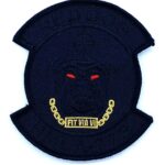 HMLA-773 Red Dog Blackout Patch – With Hook and Loop, 4"