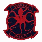 MALS-11 Devilfish 2022 Patch –With Hook and Loop, 4"