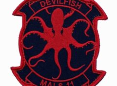 MALS-11 Devilfish 2022 Patch –With Hook and Loop, 4"