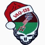 VAQ-133 Wizards Christmas Patch - With Hook and Loop