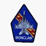 VAQ-136 Gauntlets Ironclaw Shoulder Patch – With Hook and Loop