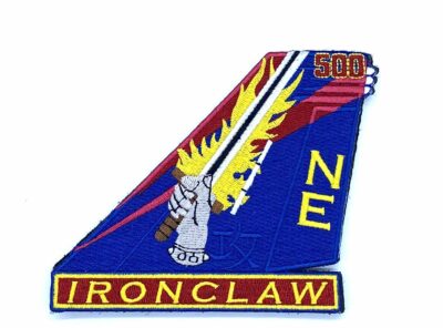 VAQ-136 Gauntlets Ironclaw Tail Flash Patch – With Hook and Loop