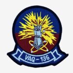 VAQ-136 Gauntlets Squadron Patch –With Hook and Loop, 4"